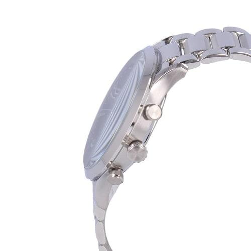 EMPORIO ARMANI Men's Quartz Chronograph Watch, Metallic Silver/Black, AR11208