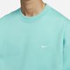 Nike Lab Embroidered Logo Fleece Pullover Sweatshirt Men Tops Teal DA0318-393