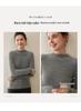 Women's Cashmere Half-Turtleneck Slim Pullover - Warm, Ribbed, and Perfect for Layering