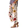 Women’s Casual Drawstring Waist Printed Pants with Pockets Relaxed Fit Lightweight Trousers for Everyday Wear