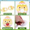 New, Easter Themed, Cartoon Chicken, Double-sided Lollipop Card Insertion, Candy Decoration Supplies, Party Supplies, Holiday Decorations