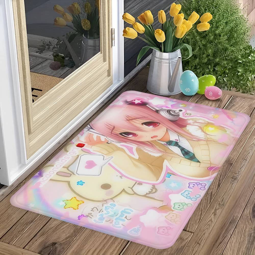 1PC Idol SUPER SONICO Entrance Door Mat Washable Non-Slip Living Room Sofa Chairs Area Mat Kitchen Welcome Doormat