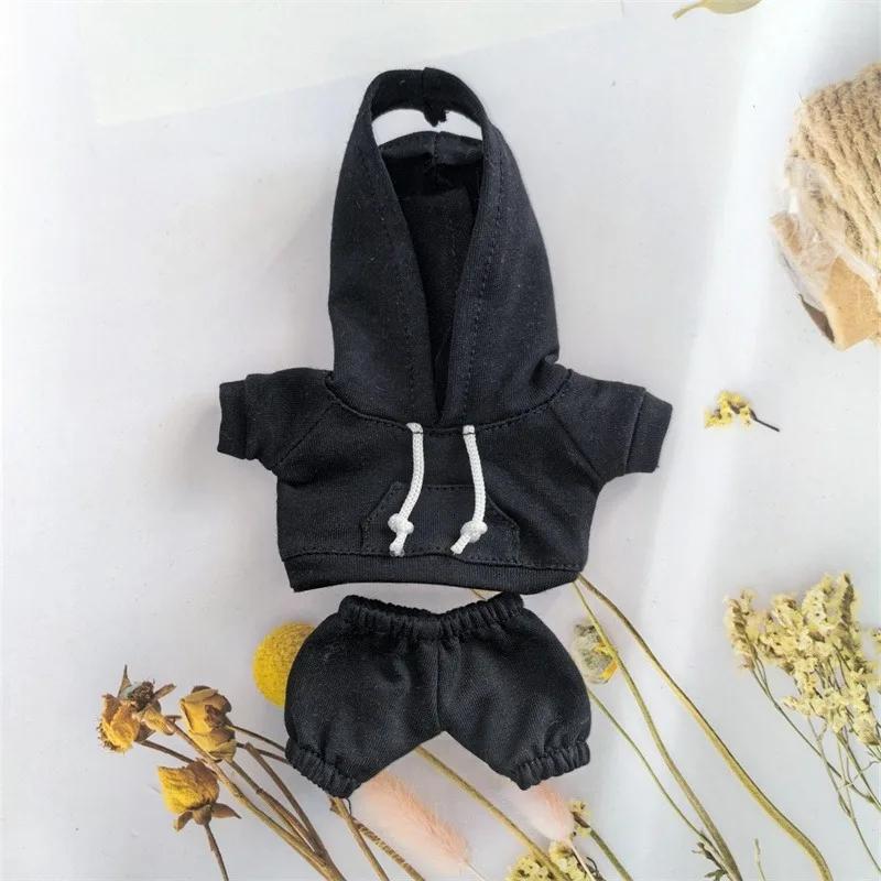 Labubu Casual Sweatsuit Set Labubu 15/17cm Dolls Clothes Fashionable Comfortable Sports Suit Hoodie Labubus Accessories Gift