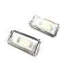 Auto Tail Light Led License Plate Light Lamp White LED Bulbs Fits For BMW 3 Series E46 4D 4DR 1998-2003 Car Accessories Kits