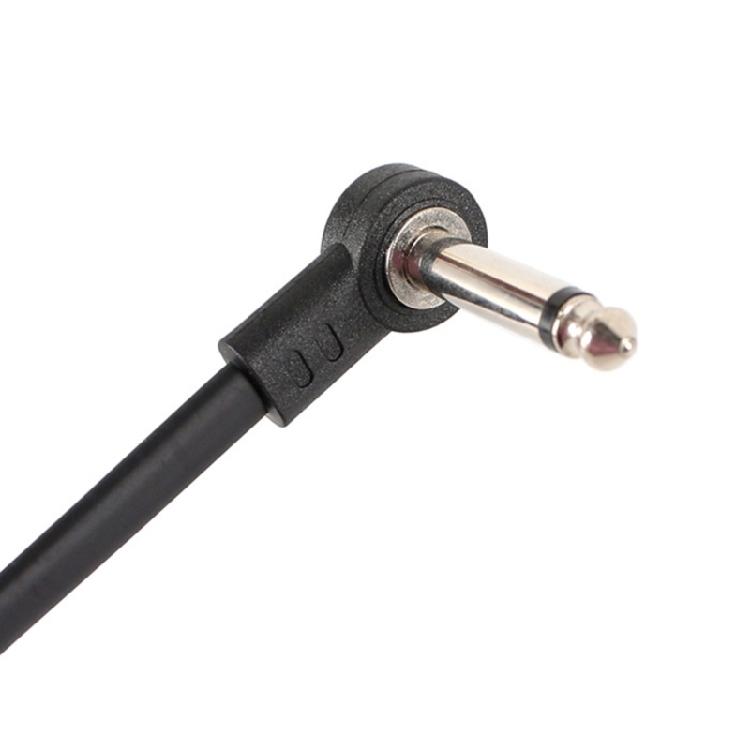 6PCS Space Saving Guitar Effects Cable Flexible Ribbon Design 15cm Length Suitable for Microphones and Sound Interfaces