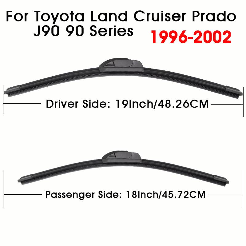 For Toyota Land Cruiser Prado J90 90 J120 120 J150 150 Series 1996-2024 Car Wiper Blade Front Wiper Windscreen Auto Wiper Blades
