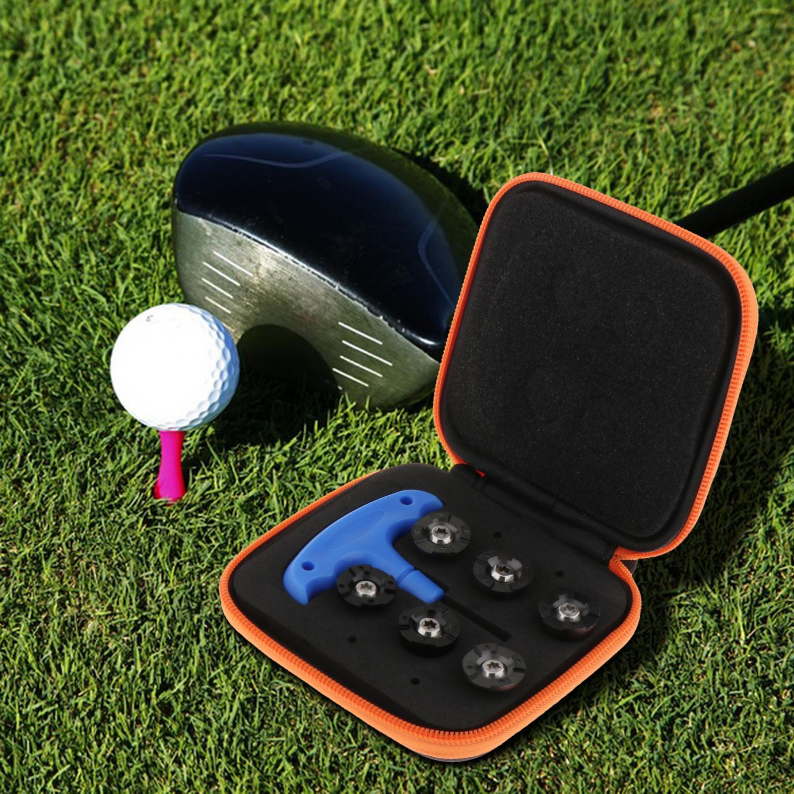 

6 шт. винт для гольфа, вес водителя, инструмент для гаечного ключа, портативные гири для клюшек,