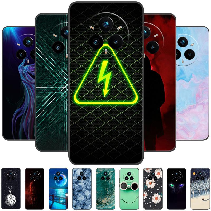 Módní barevný potisk pro pouzdro Realme 14 Pro+ 14 Pro Plus 5G Silikonové TPU Měkký kryt telefonu pro Realme 14 Pro Nárazník Fundas Taška