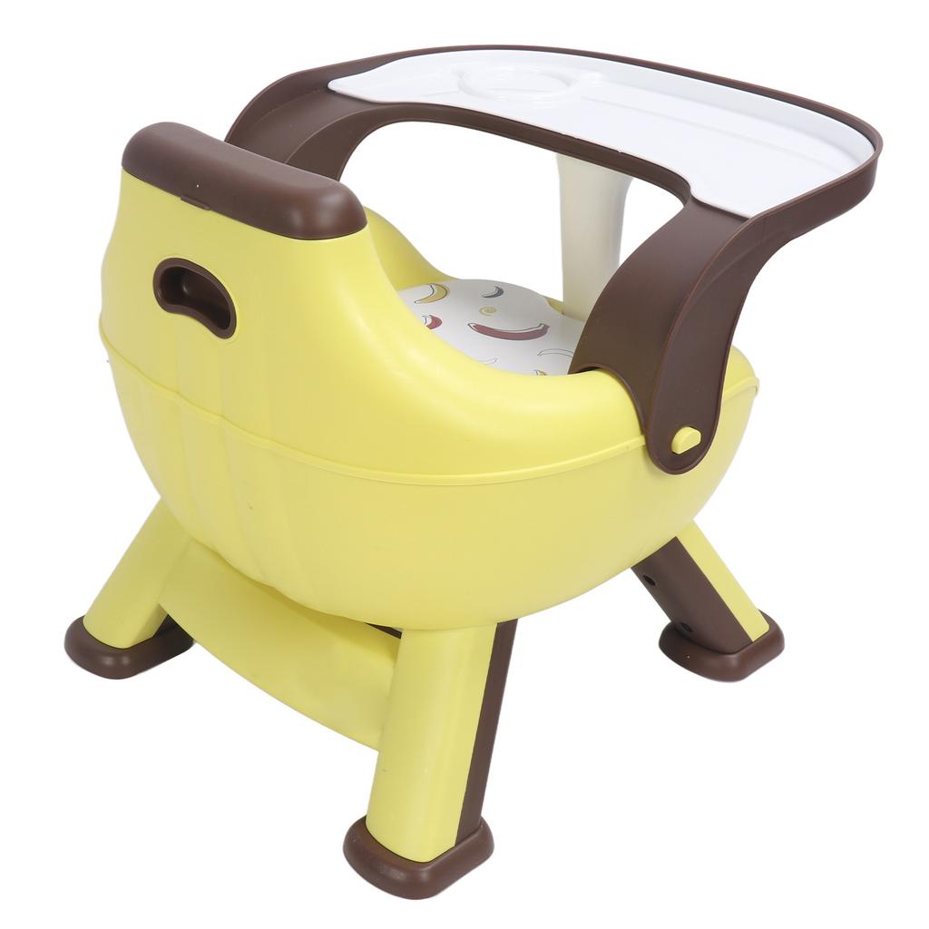 Baby Eating Chair with Double Layer Tray Squeaky Cushion Backrest Multifunctional Kids Dinning