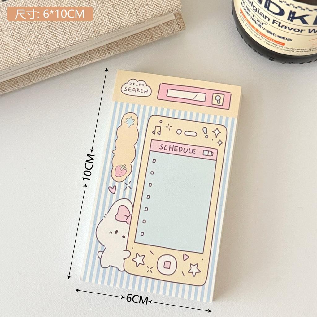 Memo Pads For Students Non-Sticky Non-Sticky Notepads Romantic Notepads Adorable Cute Mini Notepads For School Journaling