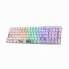Shixi K10 Single-mode Wired Mechanical Keyboard White Transparent