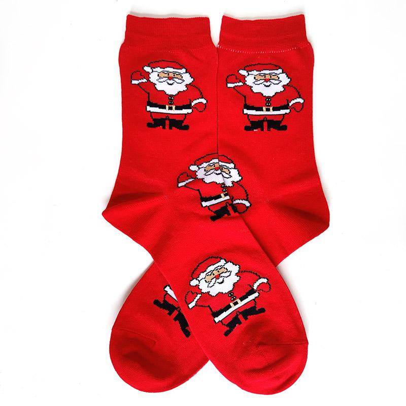 Women Socks Casual Winter Christmas Socks Thickened David's Deer Socks Cotton Cartoon Warm Lady Christmas Socks Gift Elk Socks
