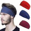 Stretch Fabric Yoga Headband Sweat Absorbent Head Wrap New Workout Headband  Workout Accessories