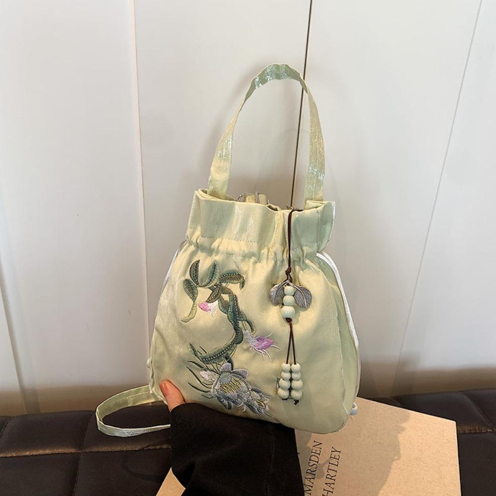 Flower Chinese Style Handbag Ancient Style Hanfu Crossbody Bag Printed Shoulder Bag  Shopping