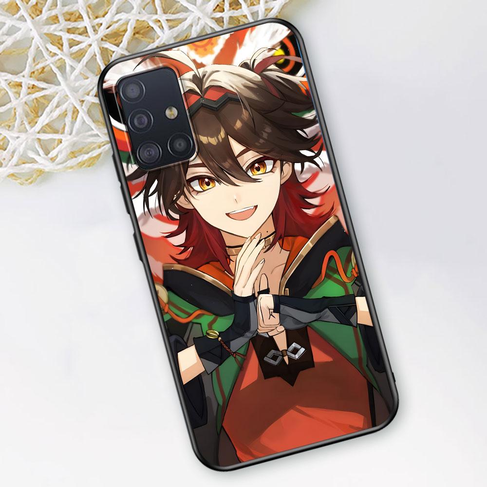 Gaming Genshin Impact Case for Samsung Galaxy A53 A14 A12 A54 A24 A22 A41 A52 A21s A22 A31 A33 A51 A11 A13 A32 TPU Phone Cover