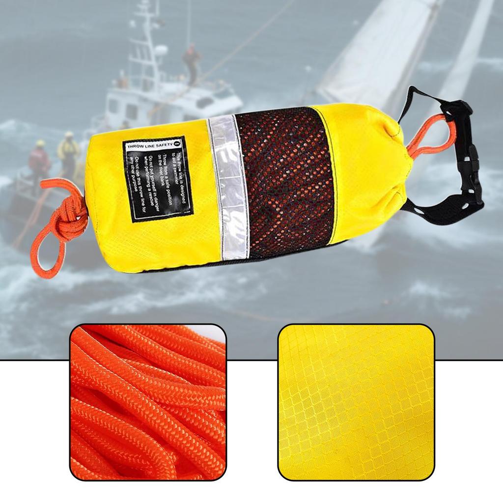 Rope, Throw , Outdoor Rope with PP Fiber Material And Lightweight Portability for Kayaking,