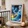 DisneyFrozen Princess Elsa Pearl Inlay Painting A purely handmade pearl embroidery art piece, featuring both gift and home decoration design functions