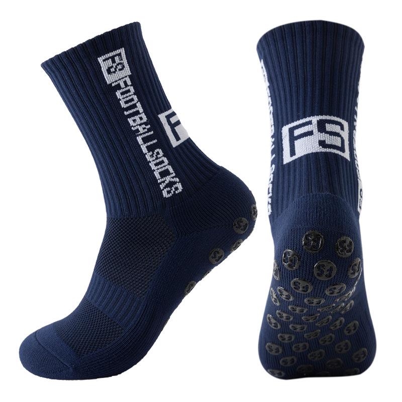 FS Glue Non-Slip Mid-Calf Breathable Sweat-Wicking Football Socks for Men and Women