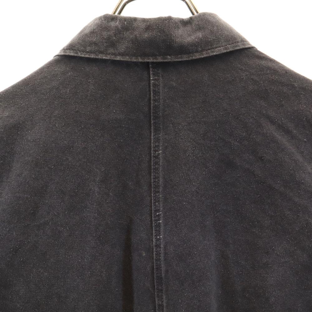 EAST GERMANY ARMY 70s 80s Vintage Work Jacket 48 Charcoal Gray Military Men's Used