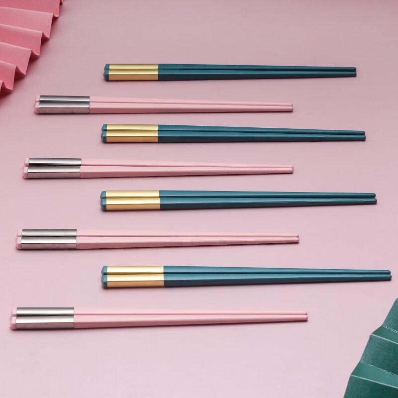 Children's Anti-Slip Alloy Chopsticks