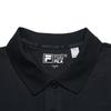 Fila White Fashion Simple Classic Casual Versatile Comfortable Brand Logo Knitted Short Sleeve Polo Shirt Men Tops F51M623101FNV