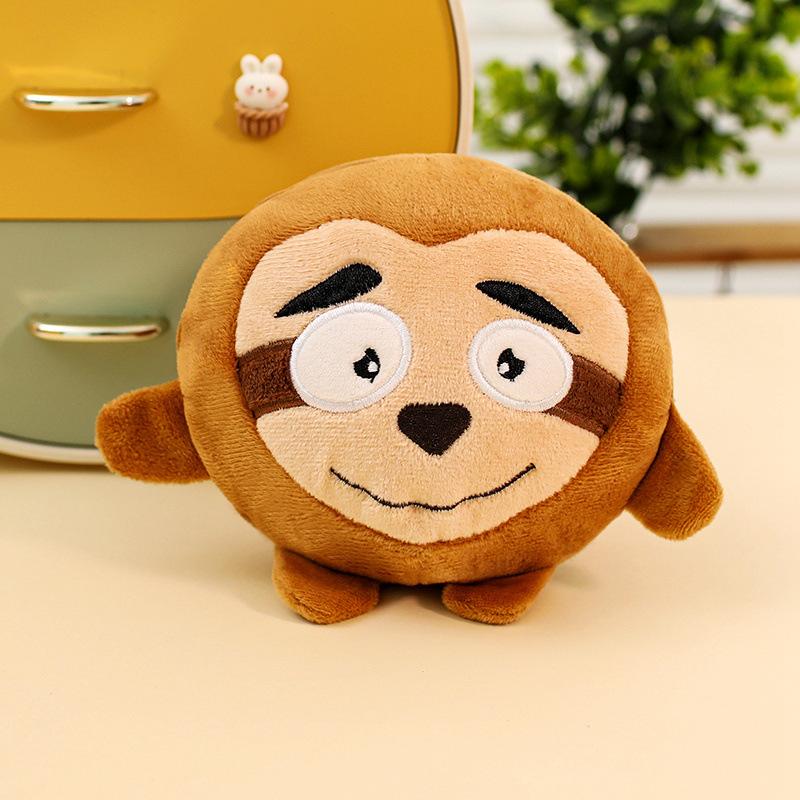 Cute Little Animal Frog Duck Pet Toy Plush Toy Doll Bouncy Ball Nice Bite Puppy Dog Toy