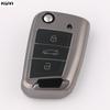 3 4 Buttons Tpu Car Key Case Cover For Vw Volkswagen Golf 7 Mk7 Tiguan Mk2 Seat Ateca Leon Fr Ibiza Skoda Octavia Kodiaq Fob Bag