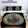 Dragons Treasures Symbols Pattern Bedding,Quilt Set Quilt Cover Pillowcase Home Birthday Gift (1*duvet Cover+2*pillowcase,without Core)