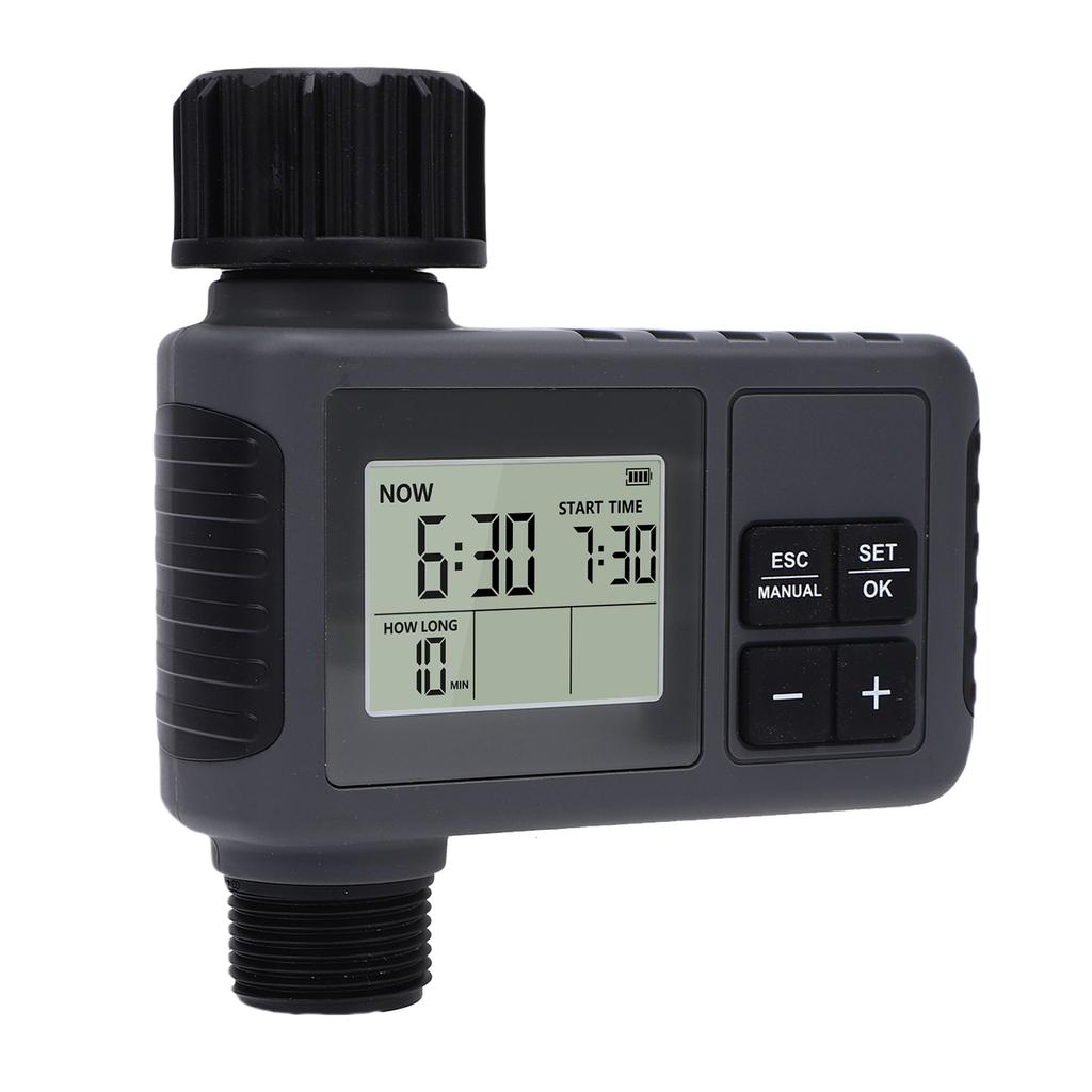 Automatic Irrigation Timer 7.25 116 PSI LCD Display Intelligent Timed Watering Controller with Rain Delay for Yard Lawn