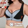 Hoge Impact Voorsluiting Ondersteunende Draadloze Sportbeha Sexy Beha Grote Maten Ondergoed Draadloos Vest Stijl XL-4XL