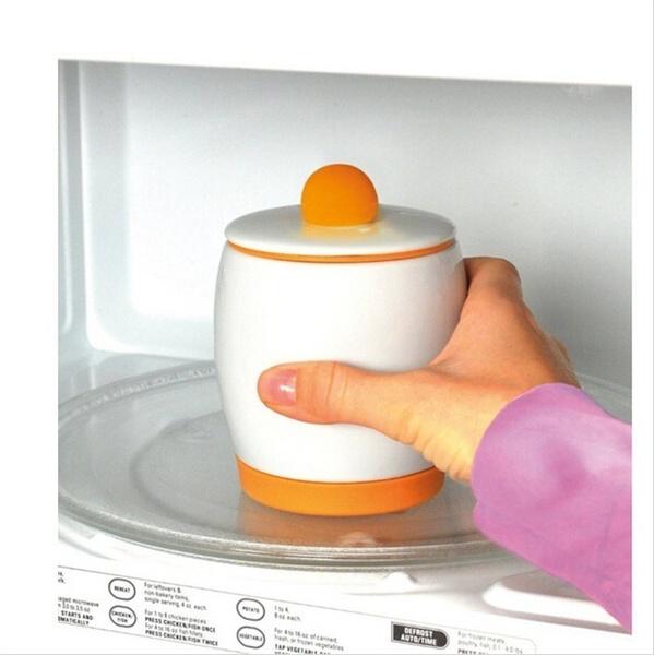 Buy Brand Egg Tastic Microwave Egg Cooker Poacher Ceramic Cup Boiled