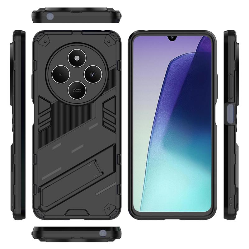 Phone Holder Case For Xiaomi Poco C75 Case Bumper Anti-knock Hard Armor Full Back Cover For Poco C75 Case For Poco C75 6.88 inch