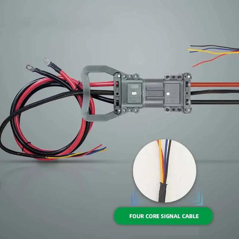 REMA 80A 160A 320A Large Battery Current Forklift Connector Power Plug DC150V For Electric Vehicles Charging Male Female Power