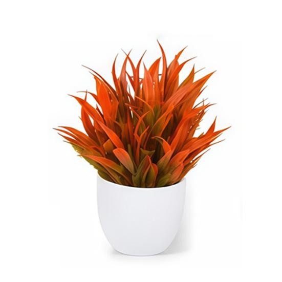 Simulated Small Potted Plant Maintenance-Free Realistic Autumn Leaves Mini Fake Plant C
