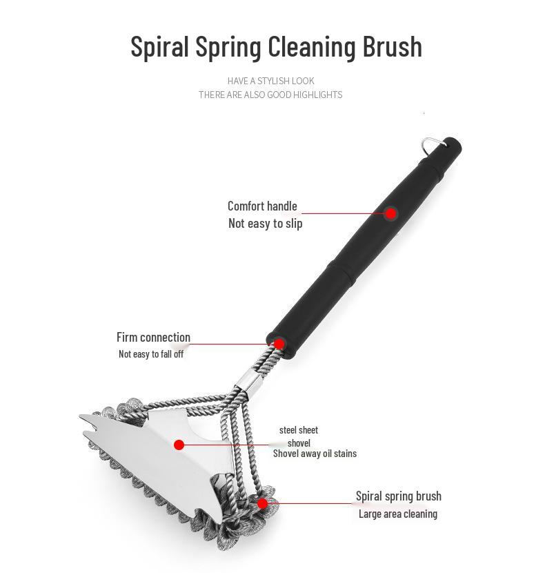 Stainless Steel Cleaning Brush for Pots, Ovens, and Grills
