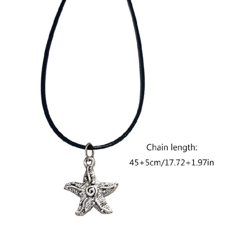 Sweet Cool Star Pendant Necklace Starfish Choler Clavicle Chain Trendy Jewelry