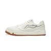Li Ning Common 80s Skateboard Shoes Men's Low Top Champagne White/Gray AGCW135-3
