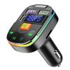 Q19 Nadajnik FM Bluetooth 5.0 Handsfree Modulator Radia Samochodowego Odtwarzacz MP3 Z Adapterem 20W PD 4.8A Dual USB Super Szybkie Ładowanie