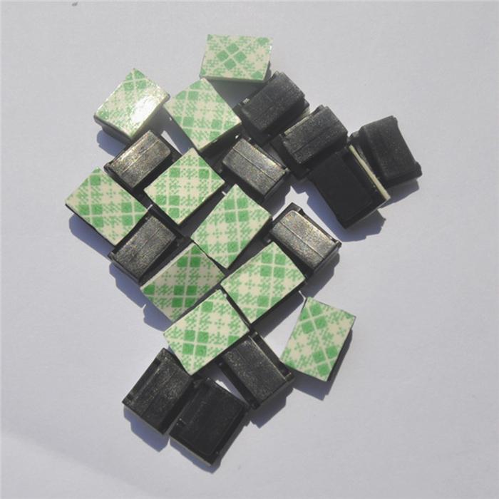 40Pcs Carro Veículo Cabo de Dados Cabo de Amarração Fios Fixação Clipes Autoadesivos