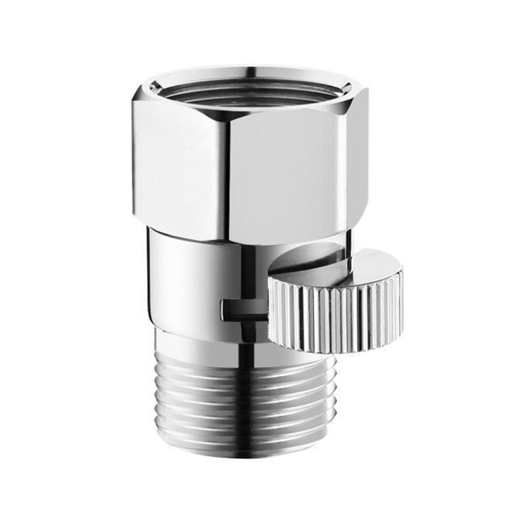 Convenient Shower Head Water Control Adjustable Brass Shower Head Shut Off Valves Smooth Operation for Hand Shower Arm