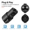 Car Charging Adapter Type1 J1772 To Tesla TS-NACS Socket For EV Electric Vehicle Model X Y 3 S Type 1 Charger 240V AC 80A IP54