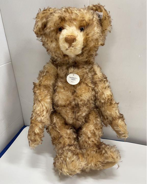[USED] Rare 1926 Steiff Teddy Bear, 40cm, Reprint, 2003, Certificate of Authenticity