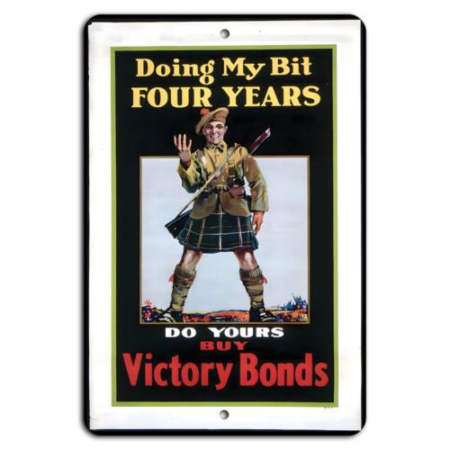 Join the Cause Buy Victory Bonds TodayAluminumtin sign 20x30cm（7.8x11.8inch）