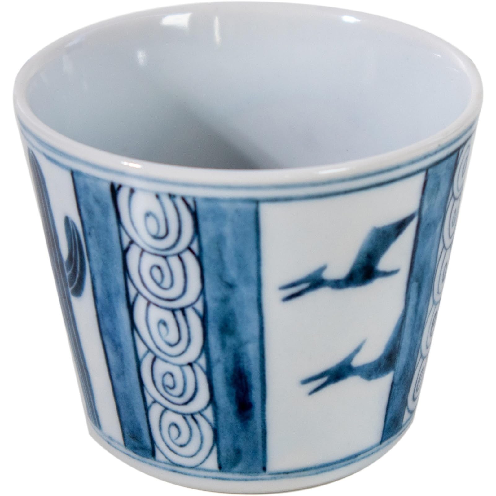 

Awasaka Bipterocerasus Soba Choko 8cm Diameter x 7cm Microwave and Dishwasher Made in Edokko Dinosaur (Soba Cup), Approx. Height, Safe, Japan, синий