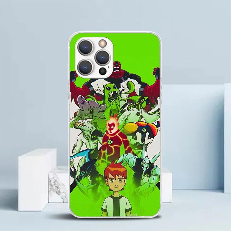 Ben Cartoon 10 Phone Case For IPhone 16 17 Air 16E 15 14 Plus 13 Mini 12 11 Pro Max 7 8 + SE 2020 Soft TPU Back Cover 16 17 Air
