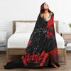 Berserk Comics Super Warm Blankets Manga Fantasy Travel Throw Blanket Winter Print Custom Flannel Bedspread Sofa Bed Cover