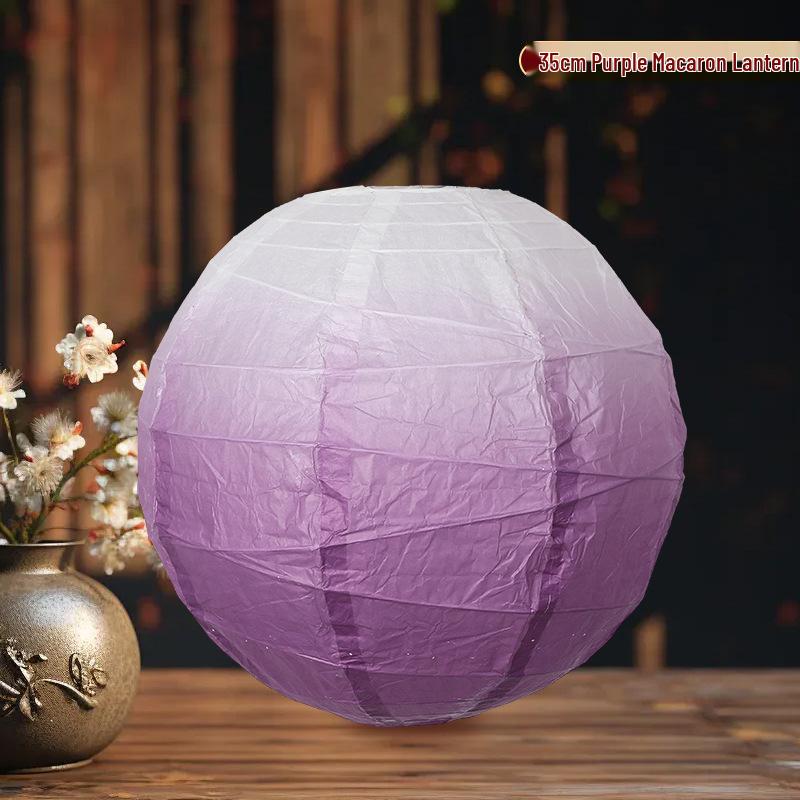 New Year Macaron Lanterns - Riddle Guessing Spring Festival Outdoor Decorations for Community, Scenic Area, and Shopping Mall Use