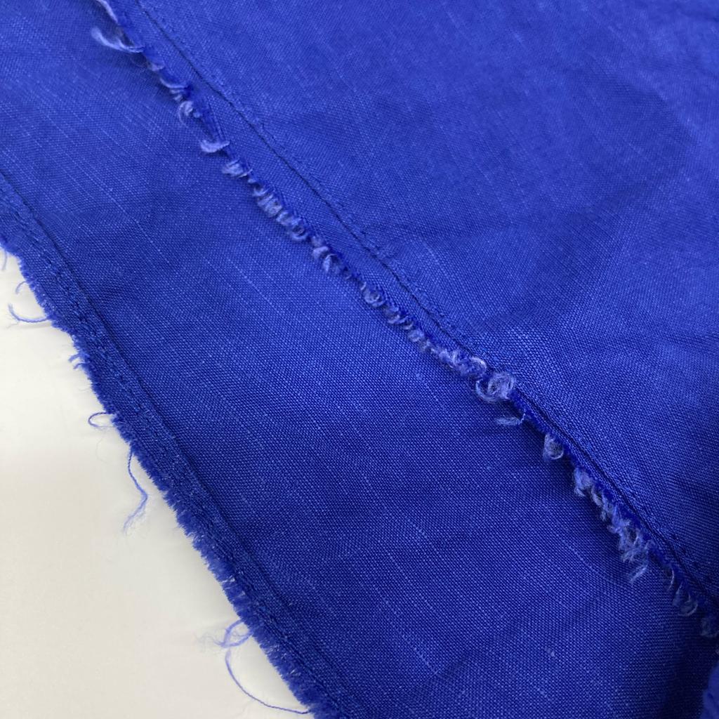 Plage [Made in 2011] 23-060-922-7090-2-0 Linen Blend Flare Long skirt 38 blueUsed