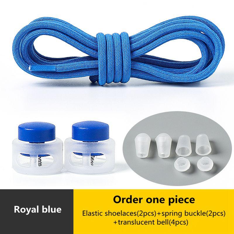 Elastic Round Lock Shoe Laces No Tie Shoelace Children's Sneakers Shoelaces Without Ties Kids Adult Laces for Shoes Shoestrings
