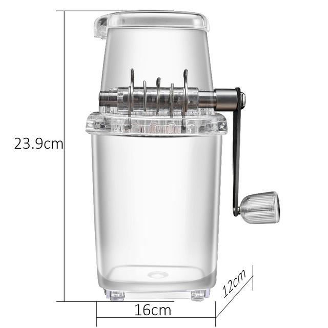 Draagbare Handmatige Buz Kırıcı Vorm El Kranklı Handleiding Ijs Kırıcı Geschoren Ijs Makinesi Keuken Bar Buz Karıştırıcılar Plezier Drankjes Gereedschap